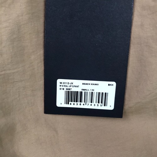 Gramicci Roll Up G Pants Womens S/33 Beach Khaki Convertible Belted Hiking NEW - Picture 3 of 16