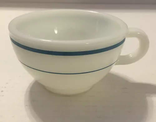 Pyrex Tableware Cup Mug 701-22 Blue Stripes Vintage