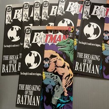 BATMAN #497 BANE  DIE CUT COVER CLASSIC BATMAN         NEAR MINT BRAND NEW