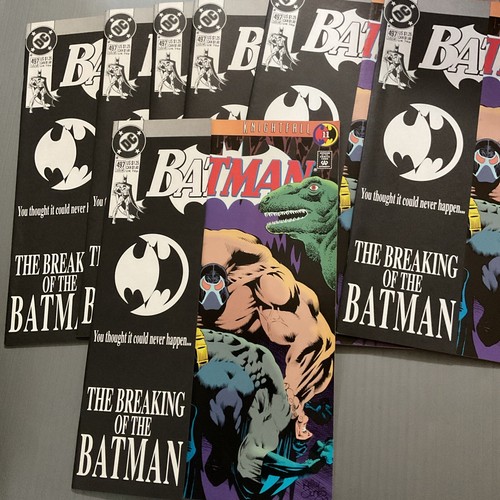 BATMAN #497 BANE  DIE CUT COVER CLASSIC BATMAN         NEAR MINT BRAND NEW - Picture 1 of 5
