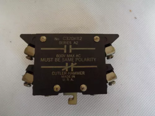 NEW CUTLER-HAMMER C320KB2 AUXILIARY CONTACT 1N.O 1N.C.
