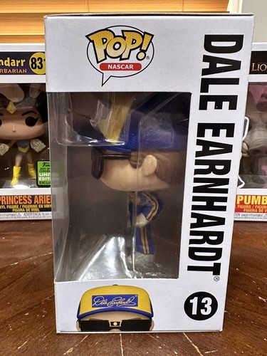 Funko Pop! - Nascar - Dale Earnhardt (#13) Yellow Wrangler W/Pop Protector - Picture 2 of 19