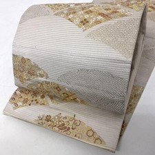 JAPANESE KIMONO FUKURO OBI PURE SILK VINTAGE Z6989