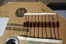 10 Ea Allen Bradley 1.5K 1W 5% Carbon Compositioin Audio Tube Amplifier Resistor