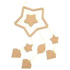 6-teiliges DIY Bausatz Holz Unvollendetes Traumfänger Set