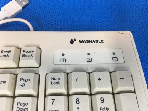 Kensington K64406US Washable USB/PS2 Keyboard, USB, PS/2, 104 Keys, White, ENG - Picture 3 of 6