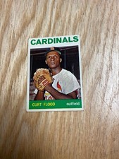 1964 Topps Baseball Curt Flood St. Louis Cardinals Card #103