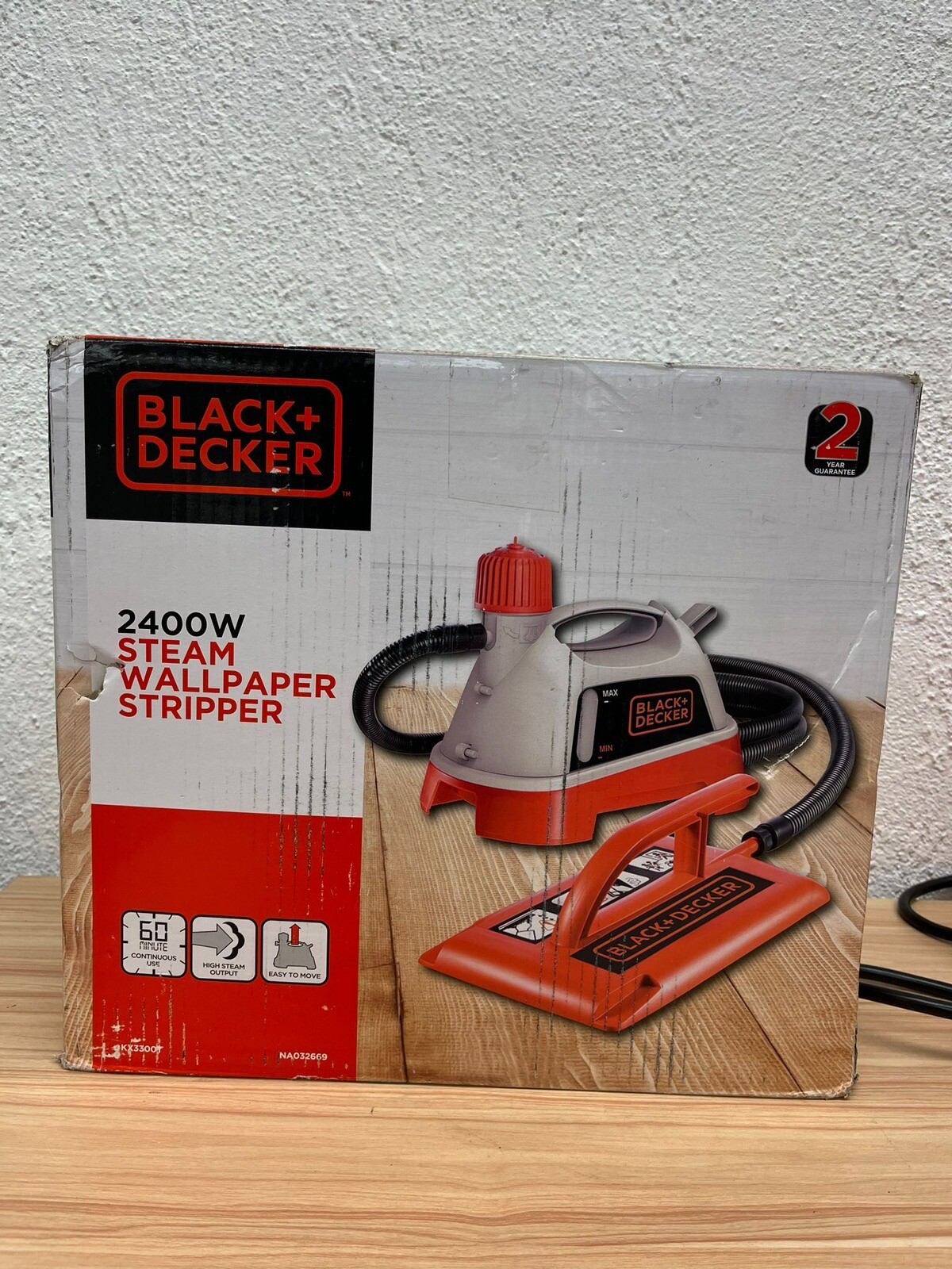 Black & Decker Kx3300 Wallpaper Stripper Steamer Wall Paper Decorating
