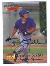 1995 SIGNATURE ROOKIES BRAD FULLMER AUTO #21 MONTREAL EXPOS 2575/5750