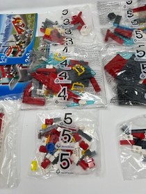 LEGO City 7945 Fire Station Steps 3-6 Sealed Bags No Box *INCOMPLETE*