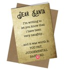 #407 CHRISTMAS CARD Rude Greeting Card funny humour joke Annoying you at Xmas