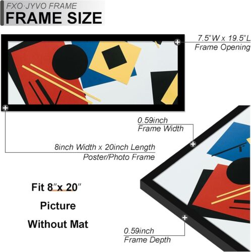 Lightweight Black 4x6 Picture Frame Collage Set - Perfect for Any Occasion - Picture 6 of 9