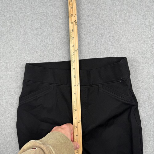 SPANX Black Cropped Rayon Pants Career Size Medium Women's Stretch - Picture 5 of 8