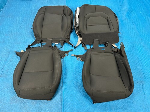 Jeep Gladiator Front RH & LH Seat Cover 4pc Set Black Cloth 28k 2020-2024 OEM - Picture 1 of 19
