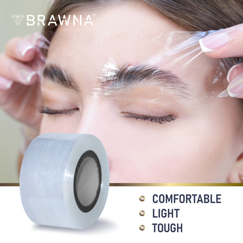 BRAWNA Klarsichtfolie für Microblading Augenbrauen, Brauenlaminierung PMU Kit Wimpernlifting - Bild 4 von 8