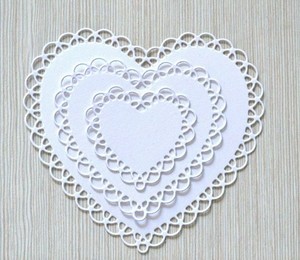 Love Heart Cutting Dies Craft Card Scrapbook Cutter Embossing Stencil Frame Mold