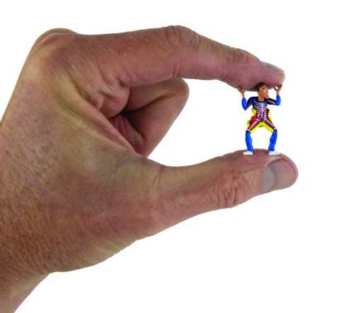 (2er Set) Worlds Smallest MARS ATTACKS Marsianer/Opfer Micro Actionfigur - Bild 2 von 8