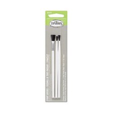 Testor Corp  281210 Economy Paint Brush Set Carded 1 Each: Flat, Pointed A