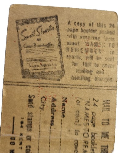 RaRe 1930s KNUTE ROCKNE Notre Dame Football 4 Horsemen & Rum Advert Matchbook - Picture 6 of 6