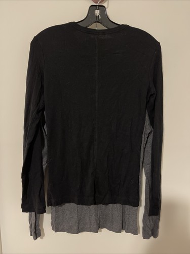 Gap Womens Medium Set of 2 Gray and Black Long Sleeved Shirts! A2837 - Picture 3 of 3