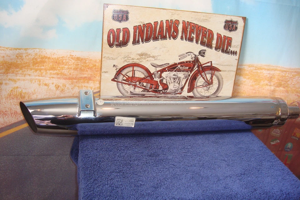 Silenciador Indian Escape Cromo LH "Genuino" 1262459-156 Chief Chieftain 2015 X1 Foto 4 de 4