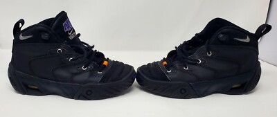 Size 4.5 (GS) - Nike Air Shake Ndestrukt Mid Black - AA2888