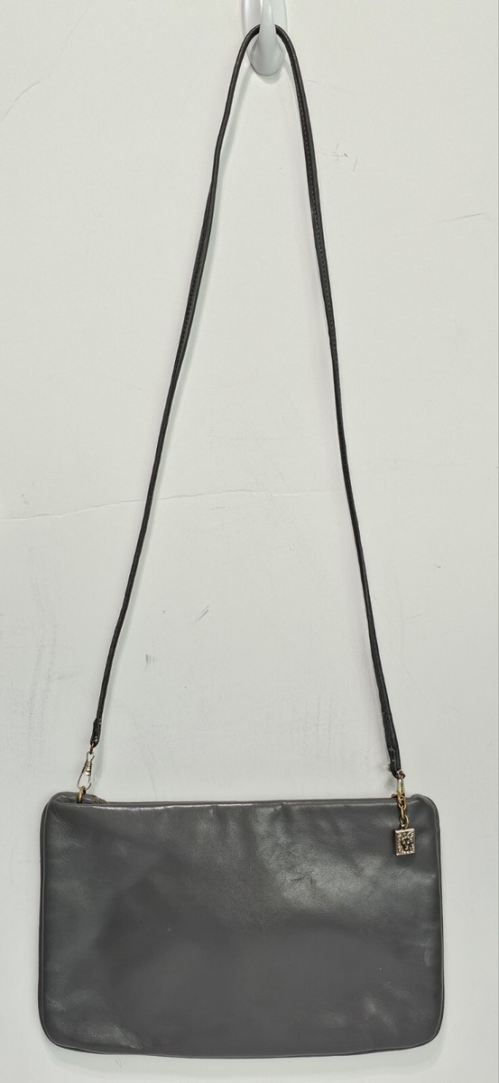 Anne Klein for Calderonレザークラッチバッグ　ブラック s-l1200.jpg
