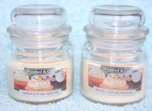 2 x VANILLA CUPCAKE FROSTING Mini Jar Candle - Wedding Favour Gift Present