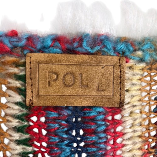 Cardigan leggero POL multicolore lunghezza spolverino, aperto davanti, tasche, taglia L - Foto 8 di 12
