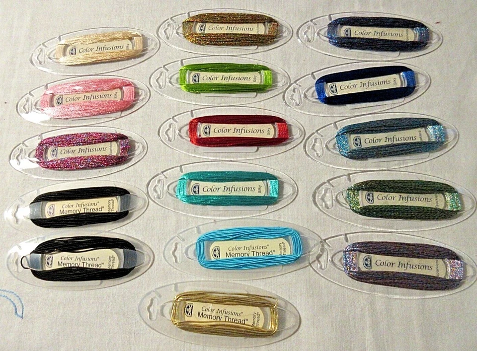 DMC Color Infusions MEMORY THREAD, SPARKLERS, SILKY THREADS- YOU CHOOSE!