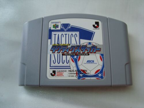Nintendo 64 J League Tactics Soccer Japan Import Boxed US Seller - Picture 3 of 14
