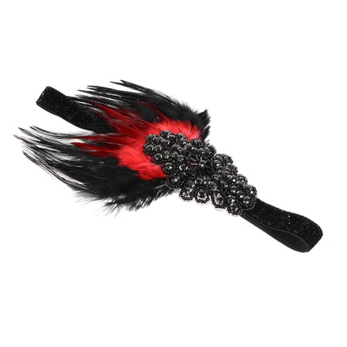 1920 S Costume Headband Headdress Perfect Retro Design - Picture 2 of 11