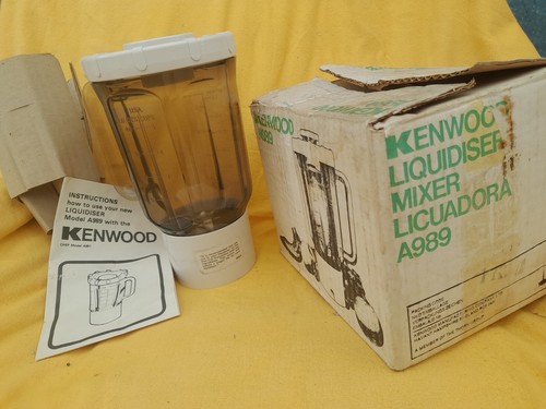NEW OLD STOCK KENWOOD CHEF A901 MIXER LIQUIDISER ATTACHMENT A989 ONLY