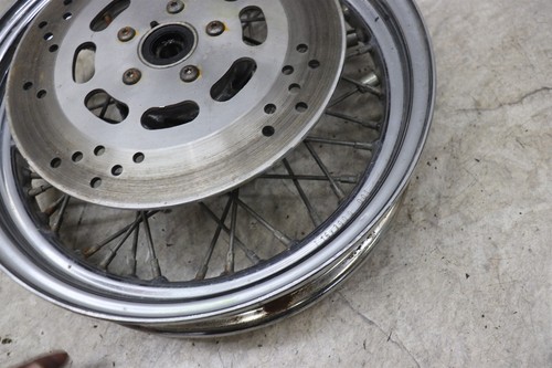 1998 Harley Heritage Softail Evo Front Rim Wheel W/ Brake Rotor - Picture 3 of 12