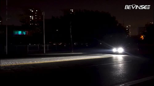 BEVINSEE V35 9006 HB4 LED Headlight Bulbs Low Beam 100W 6000K Super Bright White - Video 1 of 1