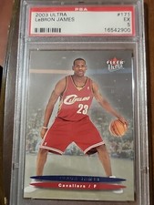 2003 Ultra Lebron James #171 PSA 5