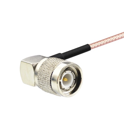 Bingfu MCX Male Right Angle to TNC Male Right Angle RG316 Pigtail Cable 10cm - Picture 3 of 3