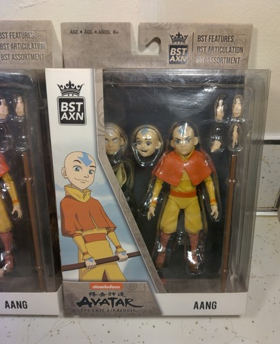 BST AXN Aang The Last Airbender Figures Lot Of 2 New In Boxes - Picture 3 of 5