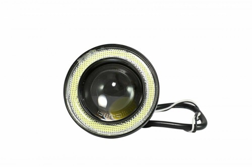 White LED Halo Angel Eye Fog Lamps Driving Light Kit for 2007-2012 Nissan Sentra - Picture 4 of 9