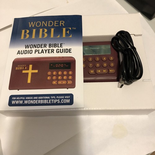 Wonder Bible KJV Audio Player Old & New Testaments - Like New -Read - Foto 5 di 10