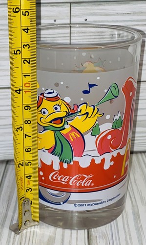 RARO {MCDONALD'S COCA-COLA 2001} 'Birdie the Early Bird' vaso de vidrio de Navidad - Imagen 14 de 15