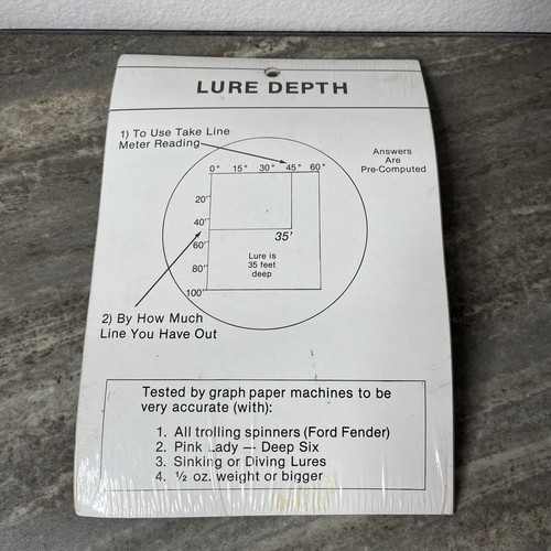 Lure Depth Finder Line- Hand Held- Trolling- USA - Picture 2 of 3