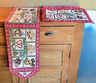 Winter Holiday Table Runner & 6 Placemats Set - Festive Dining Decor, Cozy Theme