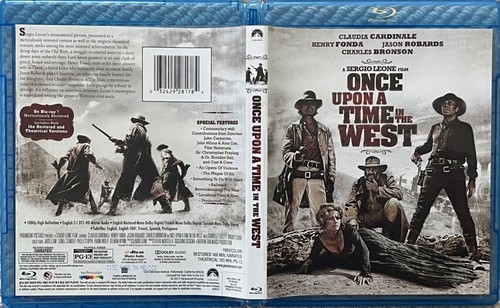Once Upon a Time in the West (Blu-ray, 2017) Cardinale, Fonda, Robards, Bronson.