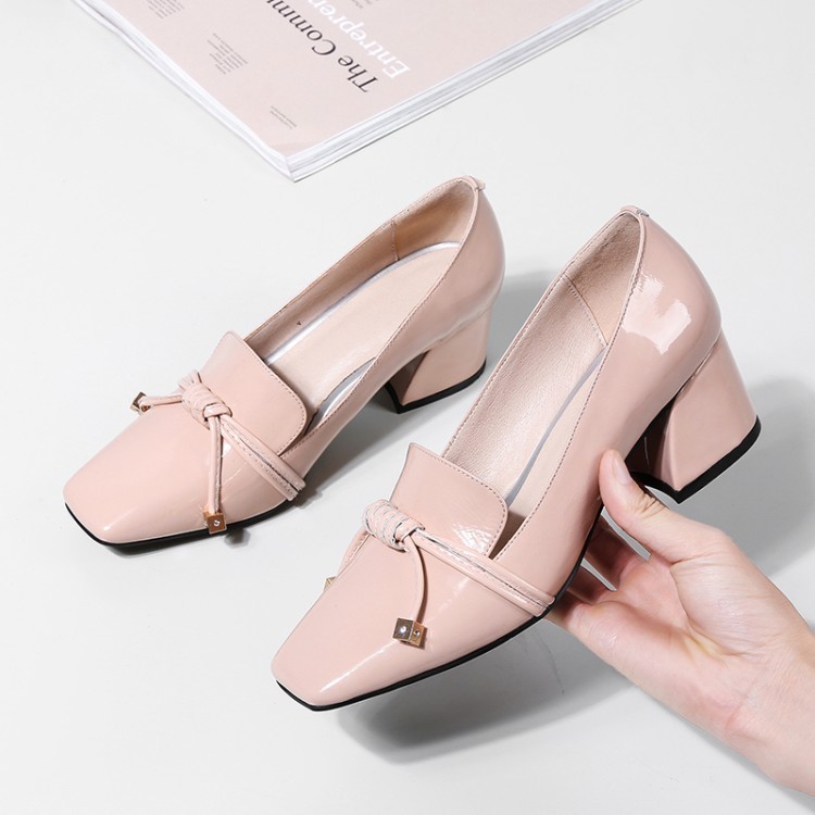 Zapatos para mujer Slip On On Slip Occident Otoño Nuevo Simple Cuadrado Toe Zapatos De Tacón Bloque Talla Grande 7bdd09 Zapatos para mujer Slip On On Slip Occident Otoño Nuevo Simple Cuadrado Toe Zapatos De Tacón Bloque Talla Grande 7bdd09