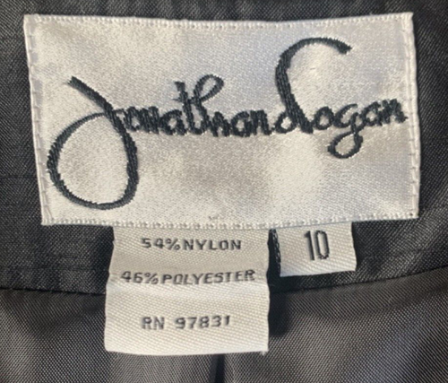 Jonathan Logan Black Side Tie Closure Women's Dress Blazer Size 10 - Picture 8 of 9