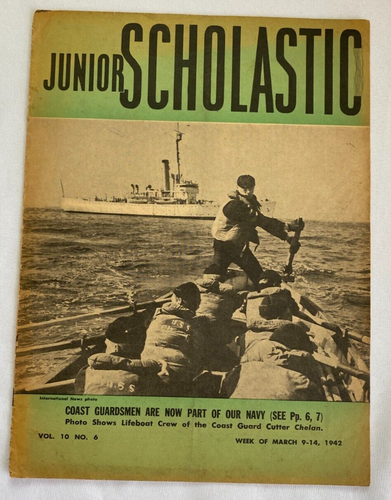 Vtg 1942 Junior Scholastic Magazine Lot Of 6 - Picture 7 of 11