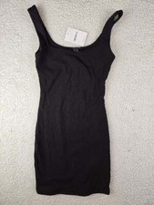 NWT! FOREVER 21 Size XS Women's Black Mini Dress Body Contour
