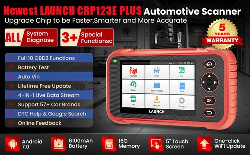 LAUNCH X431 CRP123E Plus Car ALL System Diagnostic Tool OBD2 Scanner Code Reader - Picture 11 of 27