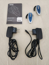 Jabra BT350 Bluetooth Headsets Black Ear-hook with Power Cords and User Manual